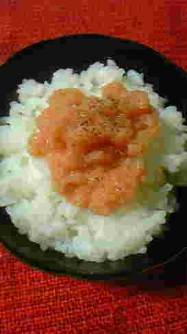 明太子レモンご飯