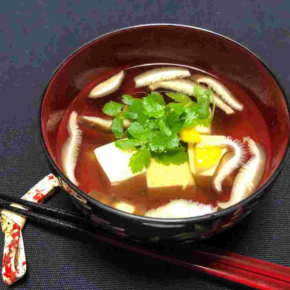 豆腐入りしいたけスープ