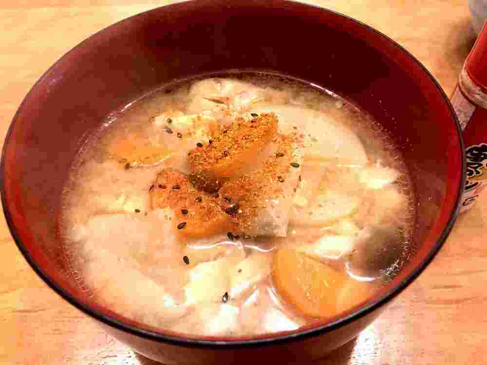 簡単レシピで作る鮭カマのあら汁