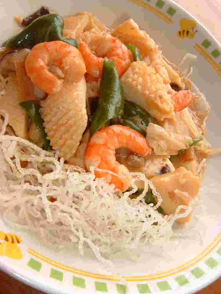 簡単なレシピで作る春雨かた焼きそば