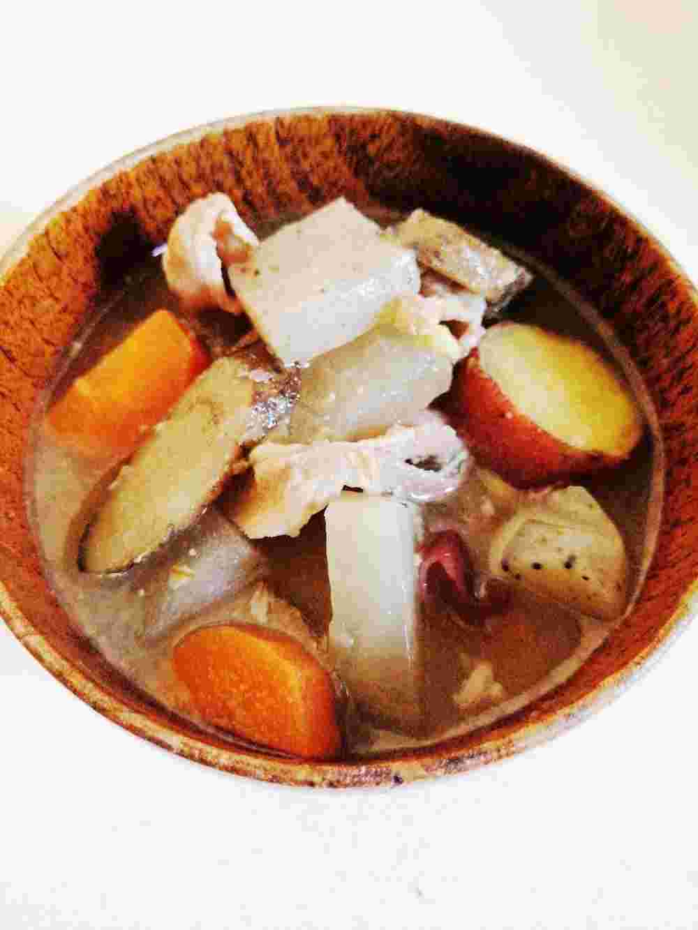 圧力鍋で作る豚汁