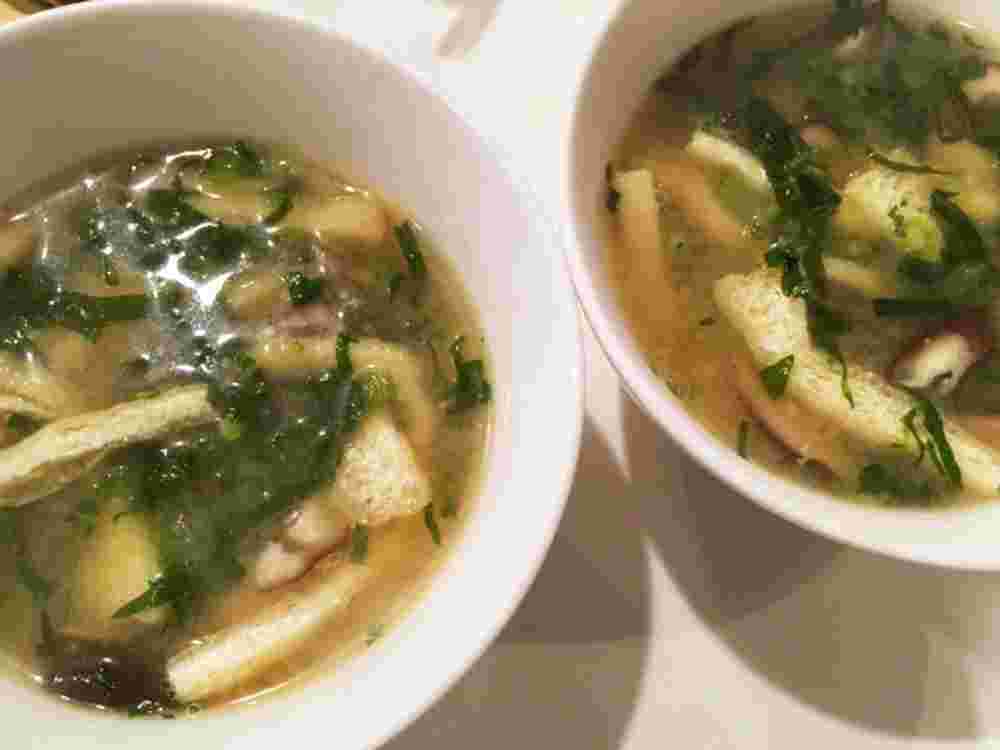 大根葉の味噌汁