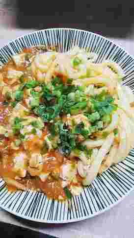 麻婆豆腐うどん