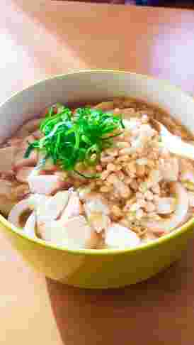 豆腐と卵のとろみうどん