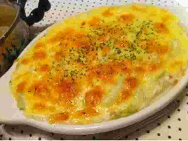 白菜とツナのグラタン