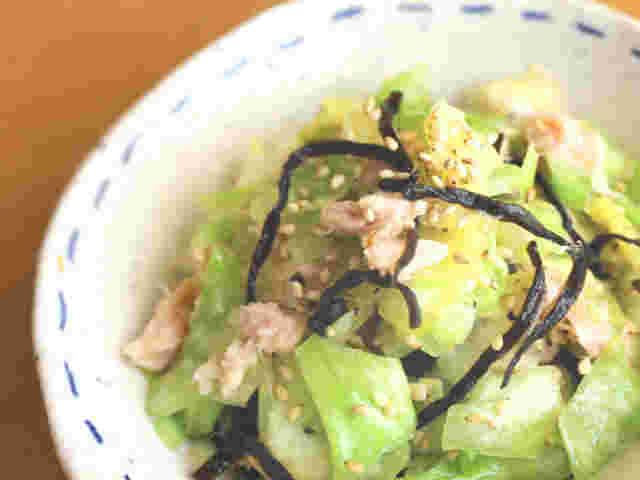 大根餃子の付け合わせにおすすめな無限キャベツ