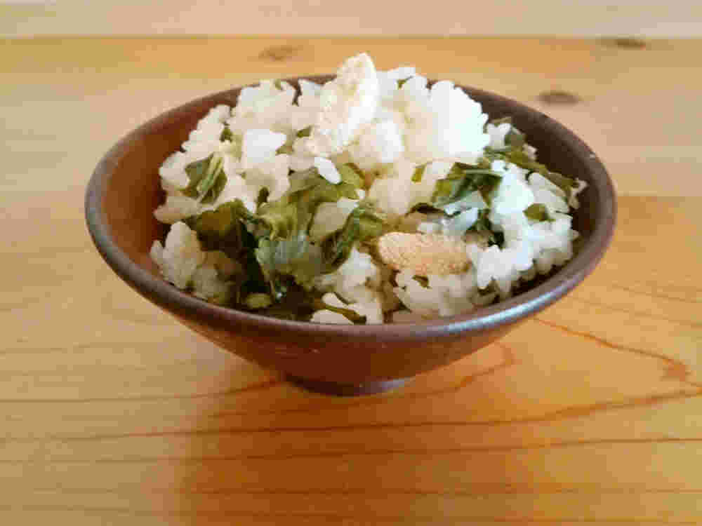 人気レシピで作る数の子と大根葉の炊き込みご飯