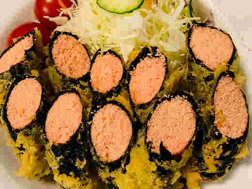 明太子と海苔の天ぷら
