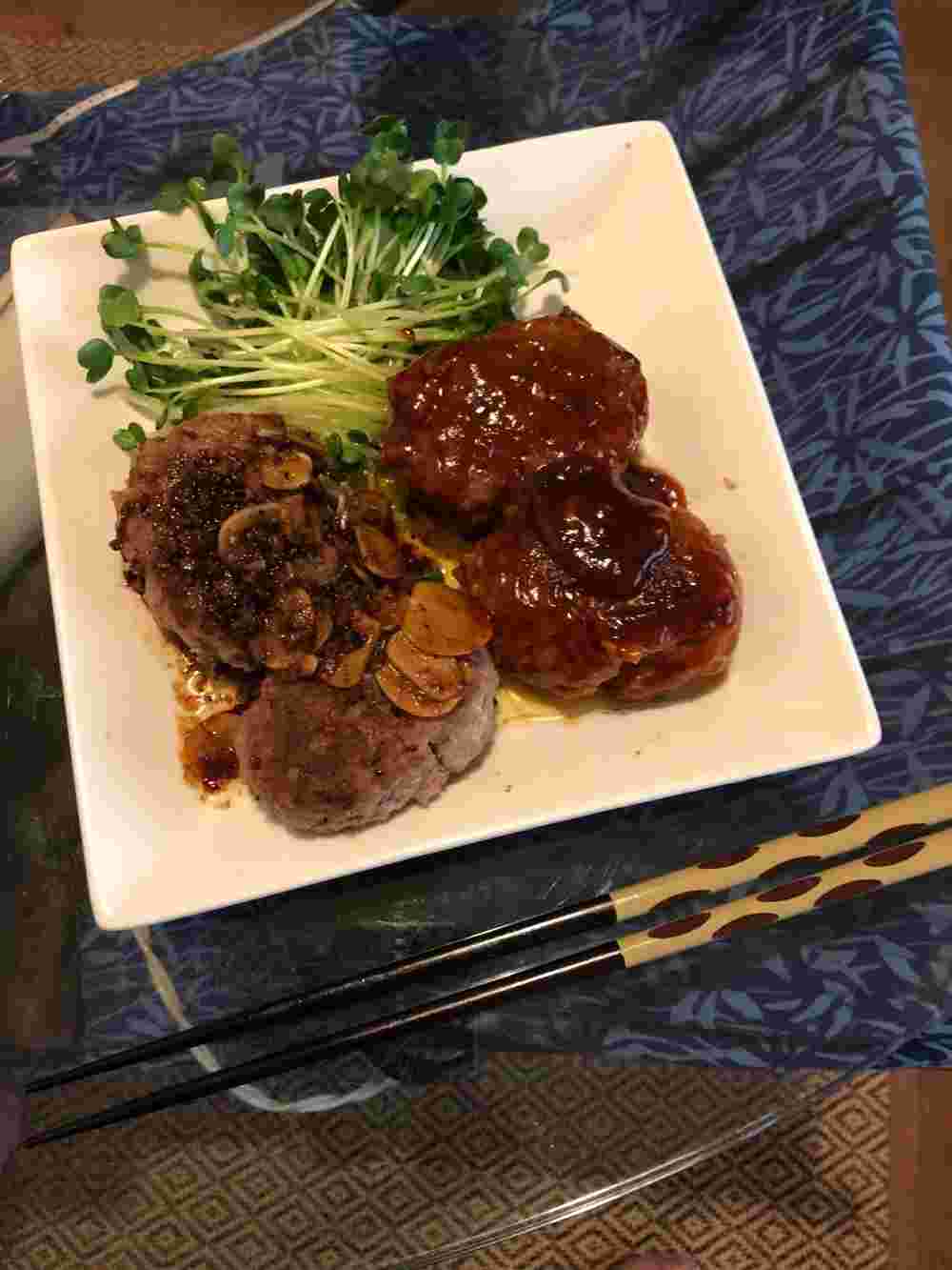 簡単なレシピで作る小麦粉とひき肉だけを使ったハンバーグ