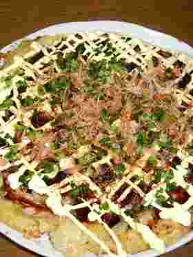 玉ねぎのお好み焼き