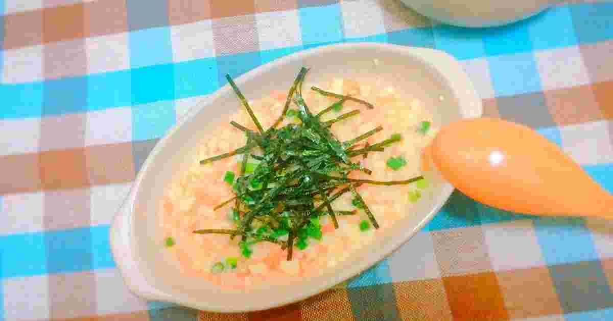 明太子と豆腐のとろろ奴
