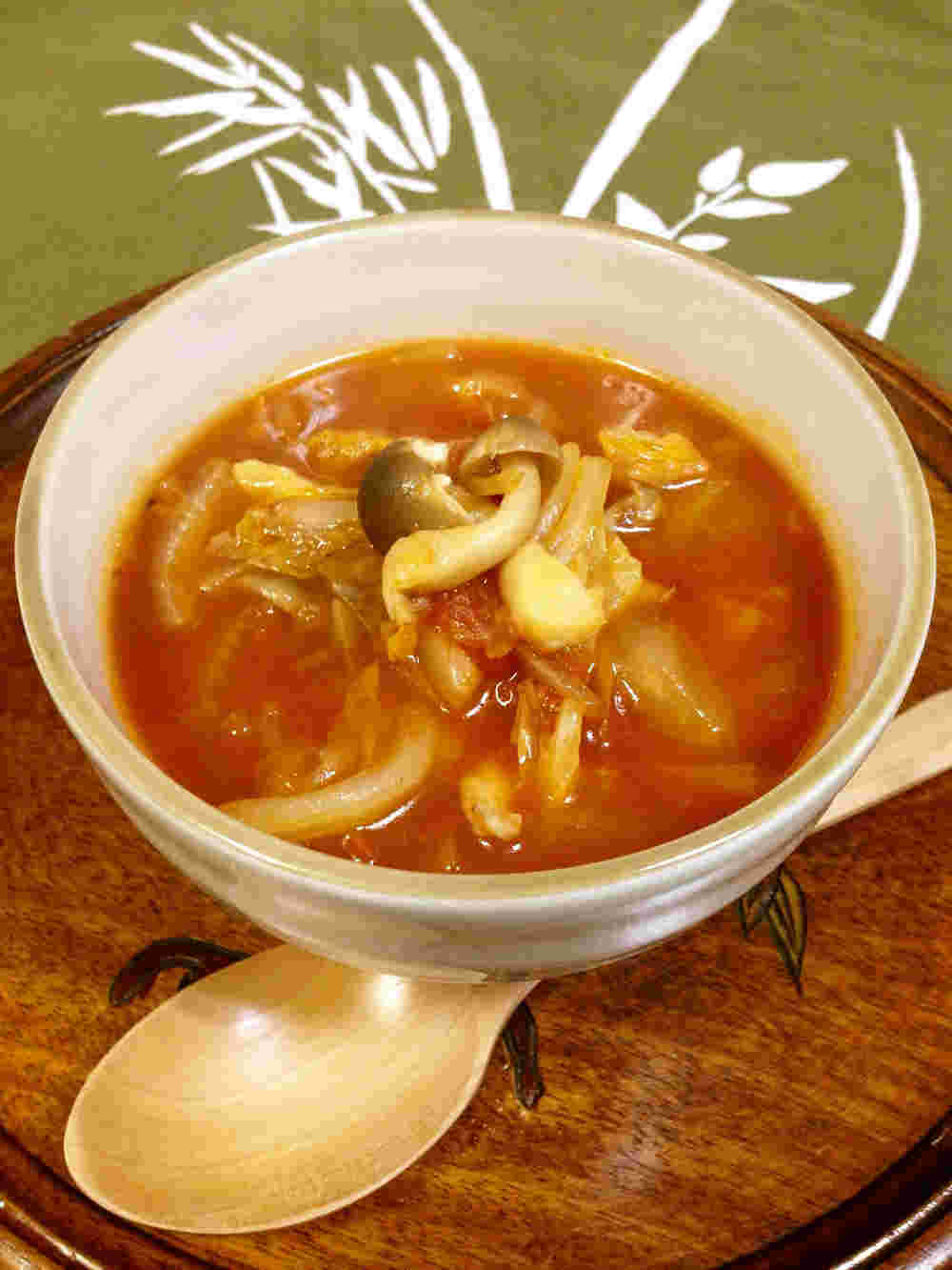 白菜の和風トマトスープ