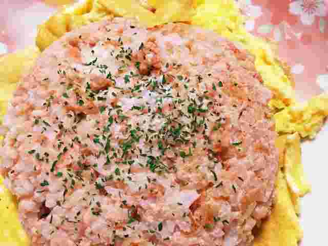 明太子ご飯のオムライス