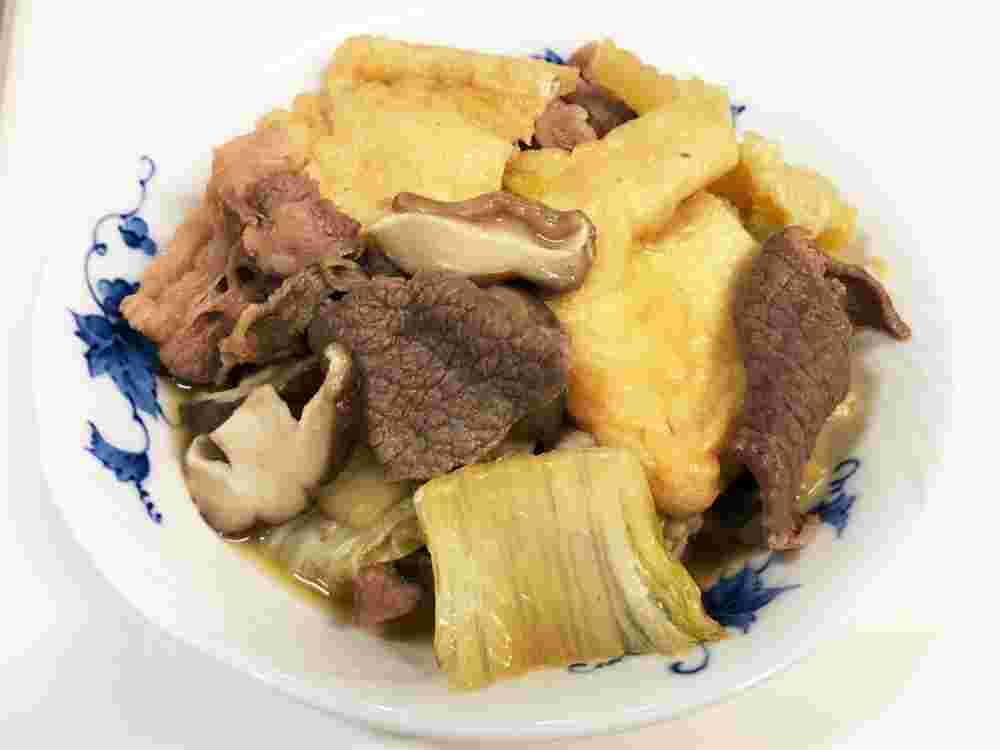 白菜と牛肉のうま煮のレシピ