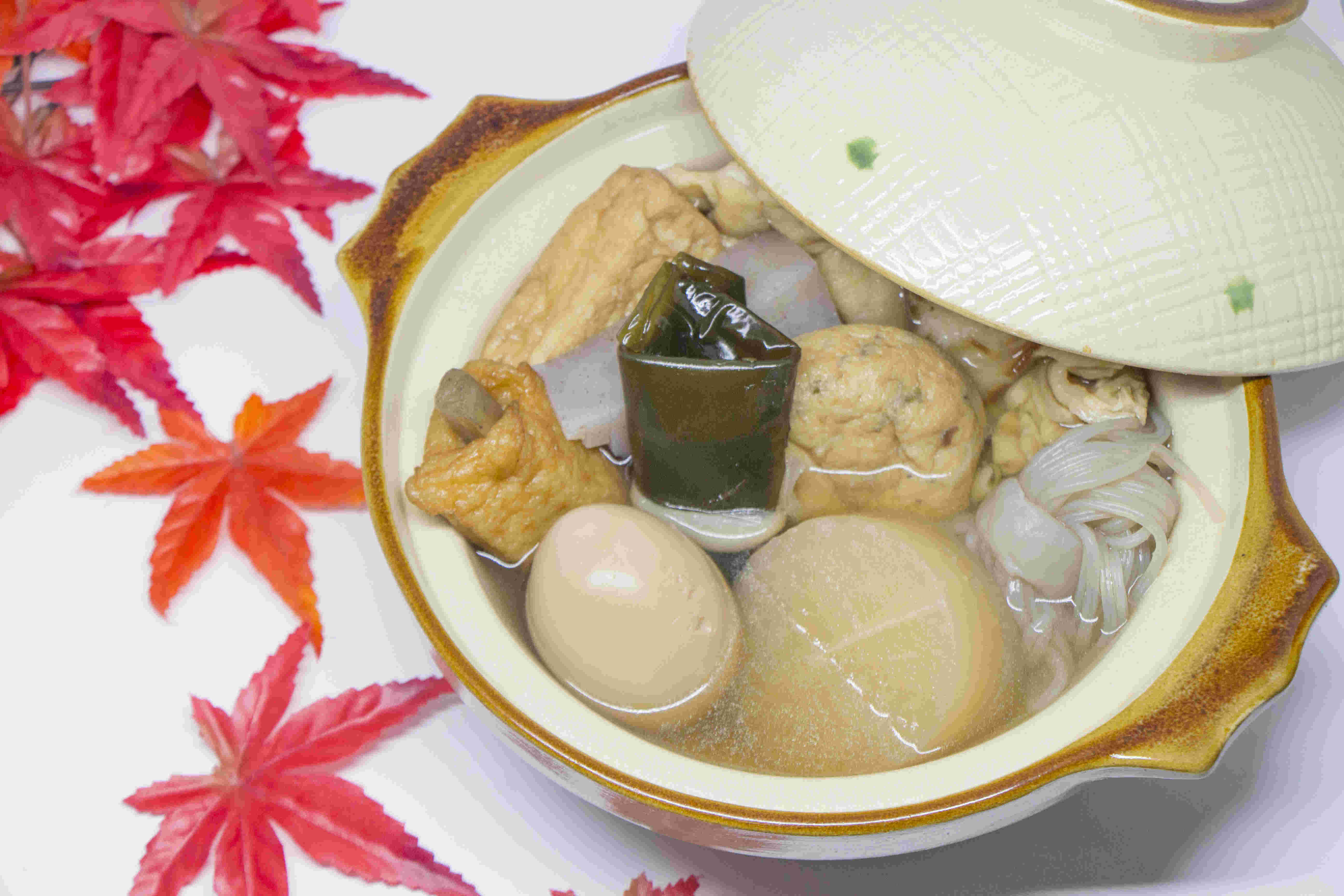 大根やさつま揚げが入ったおでん