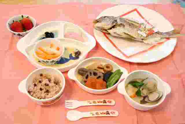 祝い鯛・金目鯛の塩焼き