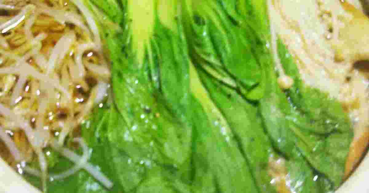 チンゲン菜ともやしの和風鍋