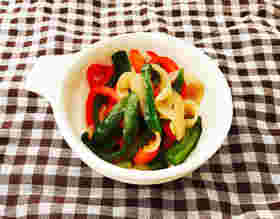 電子レンジで調理したこんにゃくのきんぴら