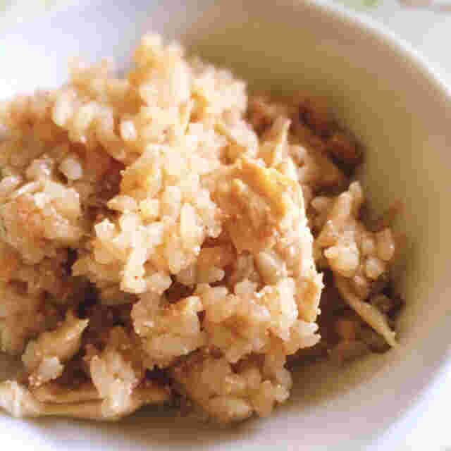人気レシピで作る鶏ハムエキスの明太子炊き込みご飯