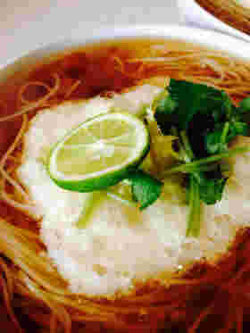 あんかけとろろそうめん