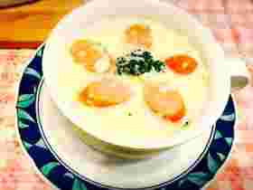 大根おろしの豆乳スープ
