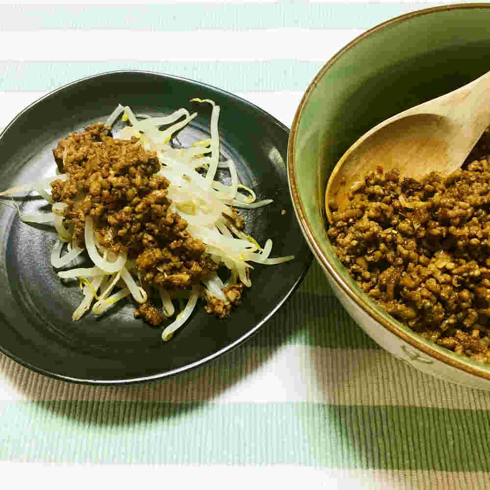 肉味噌もやし作り置き