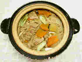 ほうとう風そうめん鍋