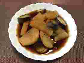 大根となすの甘辛煮