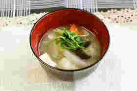 大根となす入りごろごろ野菜味噌汁