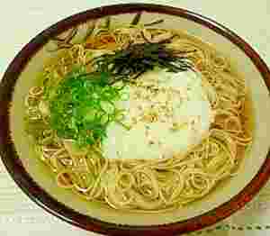 めんつゆで簡単！和風とろろそうめん