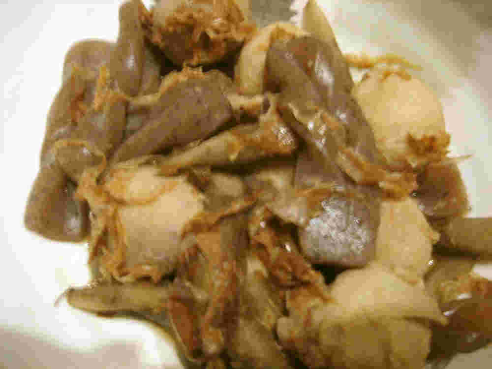 里芋とごぼうと蒟蒻の土佐煮
