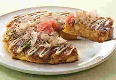 明太チーズお好み焼き
