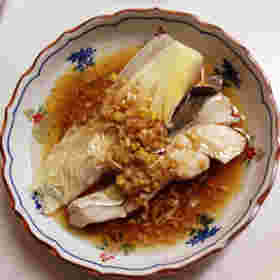 たらと白菜のごま油香る蒸し煮