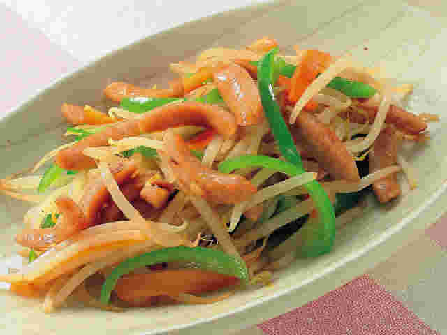 もやしの洋風野菜炒め