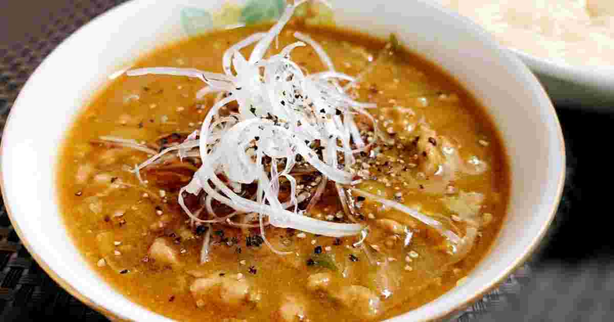 カレー風味のつけだれそうめん