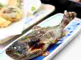 ヤマメの塩焼き
