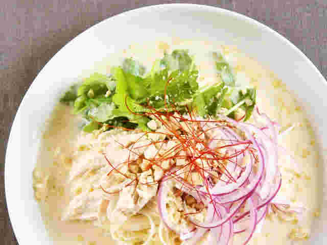 和風エスニック豆乳そうめん
