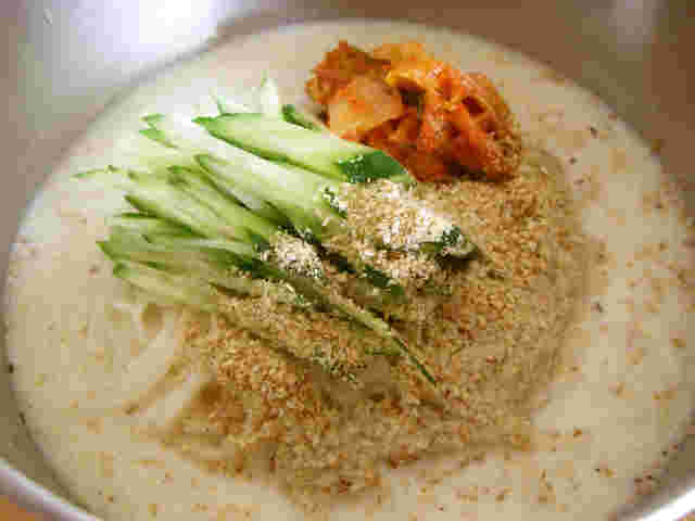 韓国風豆乳そうめん