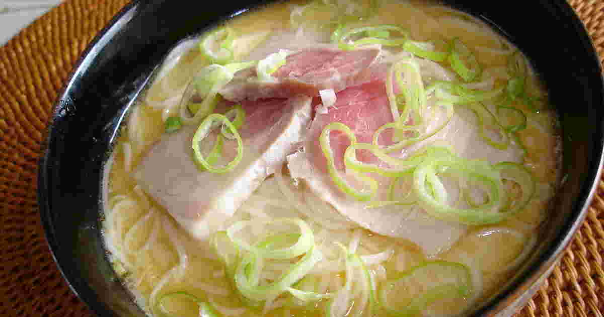 中華風のあっさり豆乳そうめん