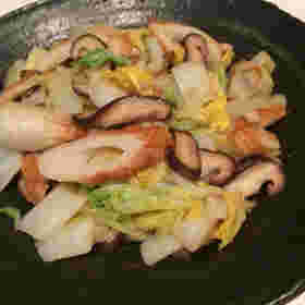 白菜とちくわの中華炒め