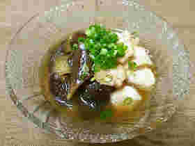 なすとササミの煮物風そうめん