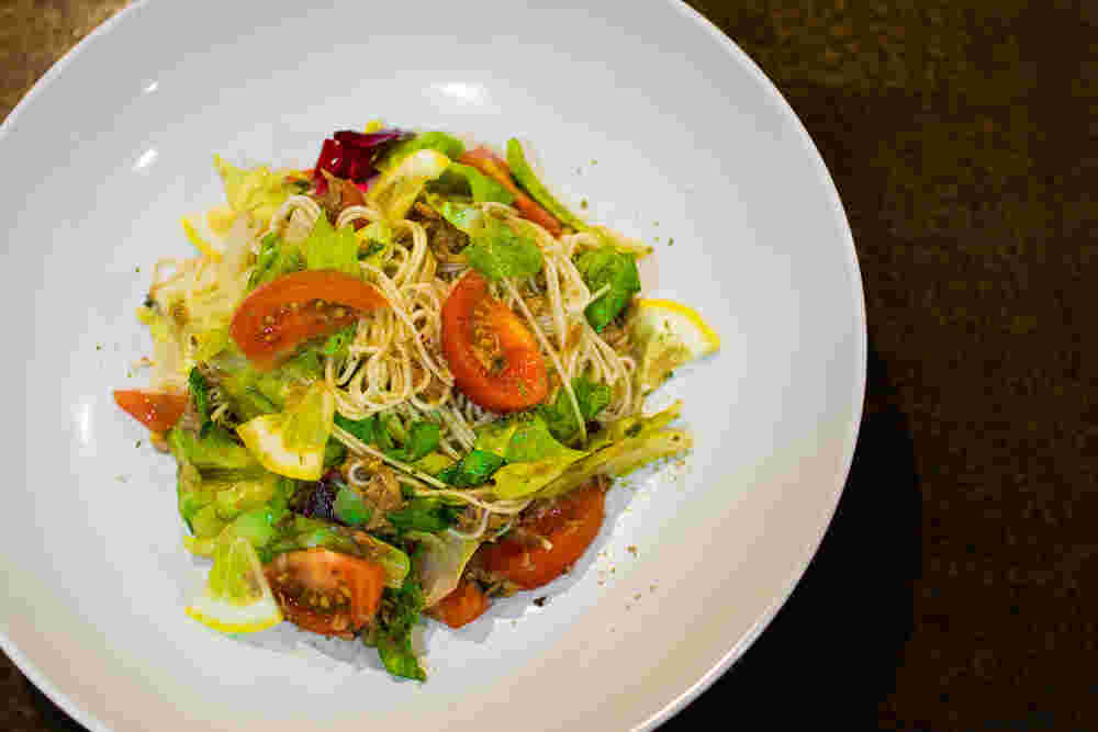 バルサミコ酢でさっぱり素麺
