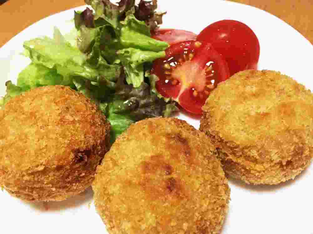 豆腐ツナキムチチーズ入り豆腐コロッケ