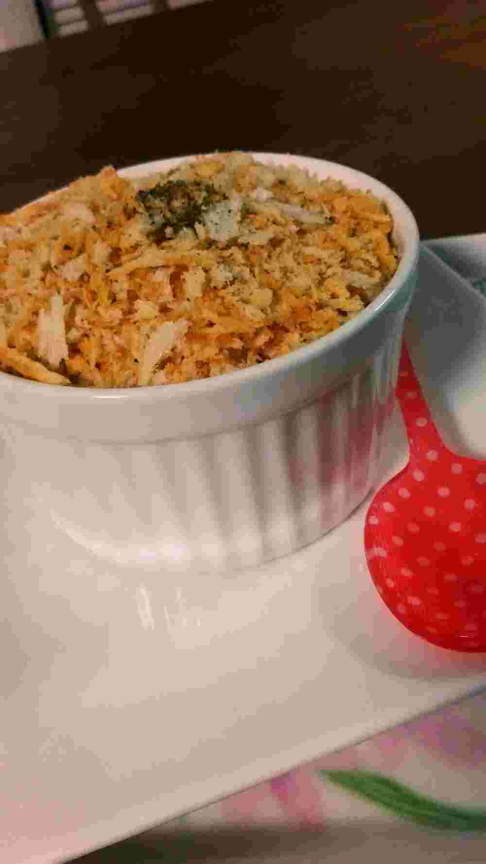 揚げない豆腐のカニカマコロッケ