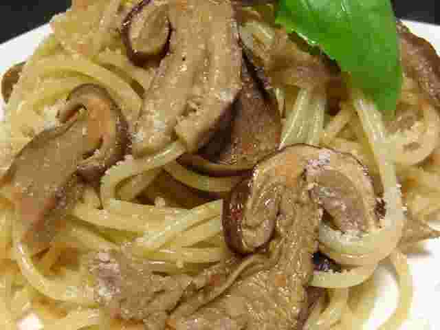 ポルチーニ茸の和風パスタ
