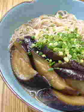 なすそうめんの煮物