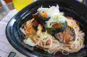 酸っぱいぶっかけなすそうめん