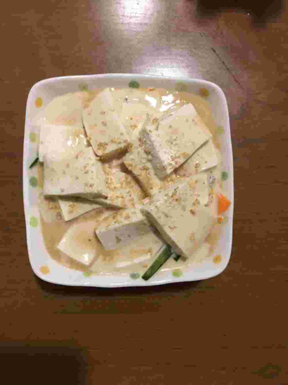 豆腐のゴマポン酢サラダ