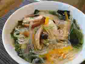 野菜たっぷりの中華風にゅうめん