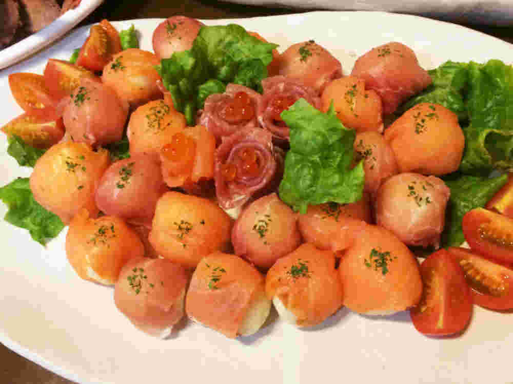 おもてなし料理向きな一口サイズのポテトサラダ